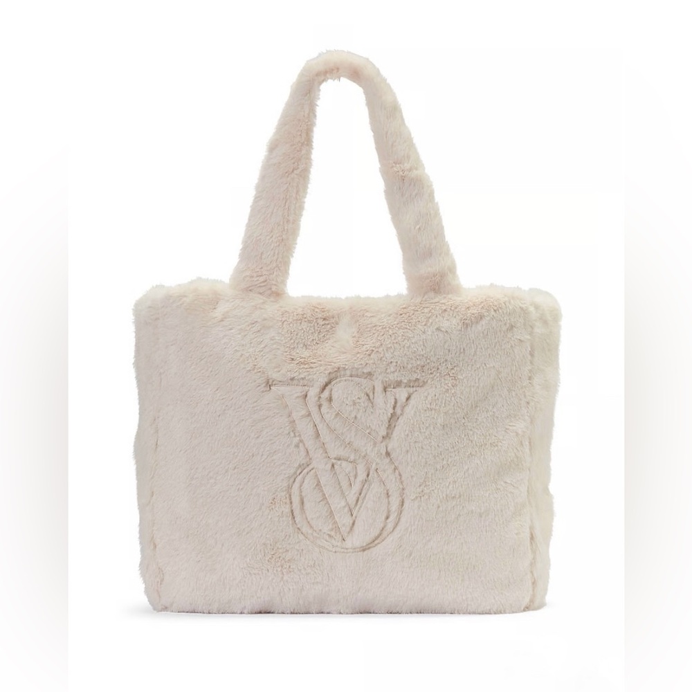 Victoria’s Secret Fuzzy Faux Fur Tote Bag